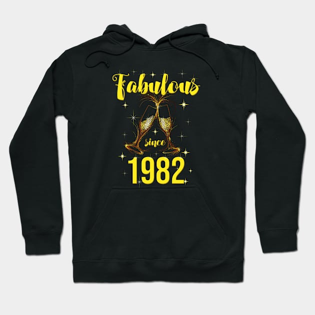 41st Birthday - Fabulous Since 1982 Hoodie by Kudostees